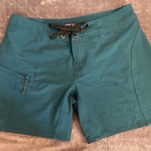 Patagonia Board Shorts Size 6 Cobalt Blue 5" inseam